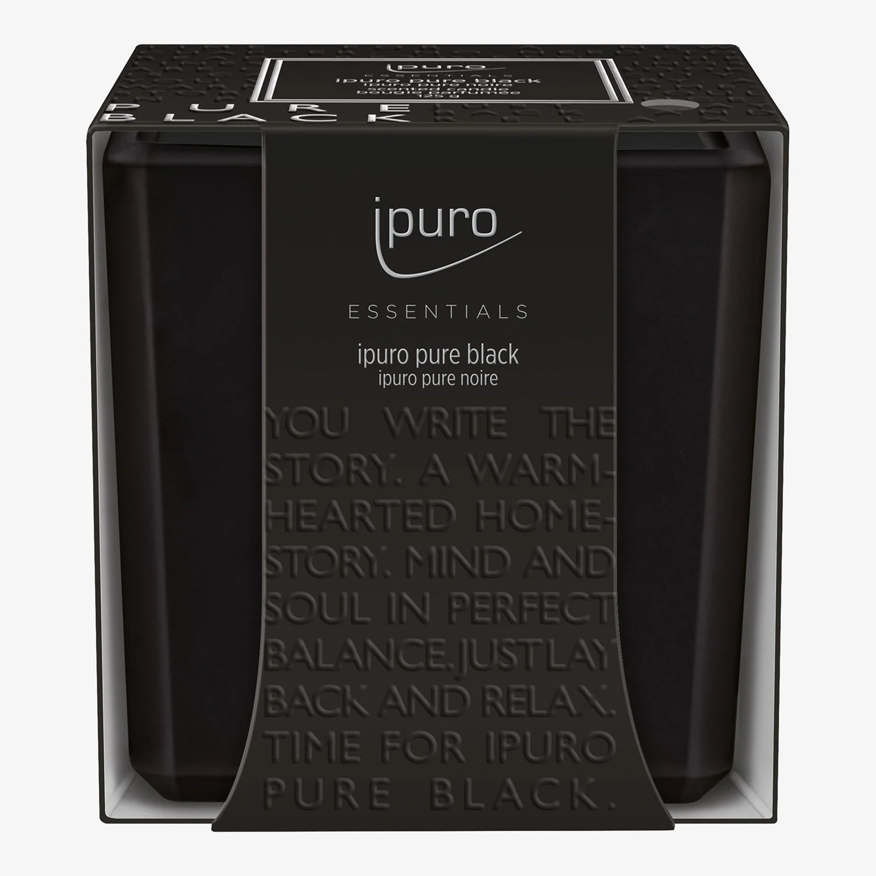 ipuro pure black Duftkerze – Online Shop Wörz