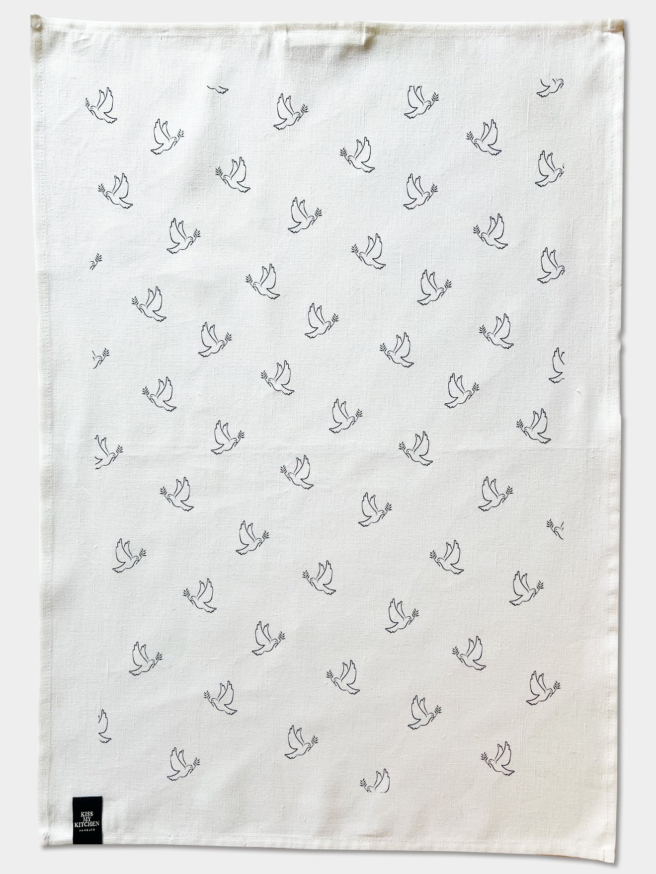 Geschirrtuch Lovepeace white