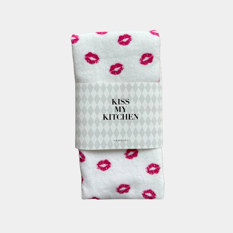 Küchen-Handtuch Soft Cotton Kiss White Pink