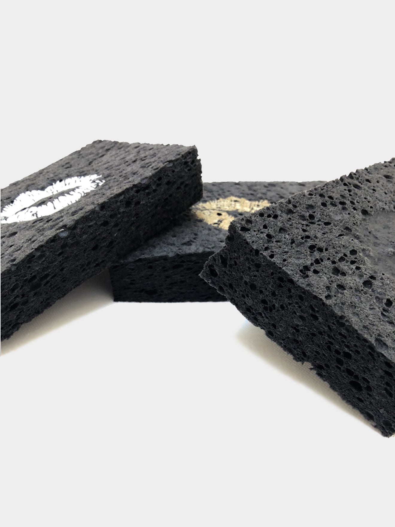 Schwarz Pop Up Schwamm QS Kiss Schwarz