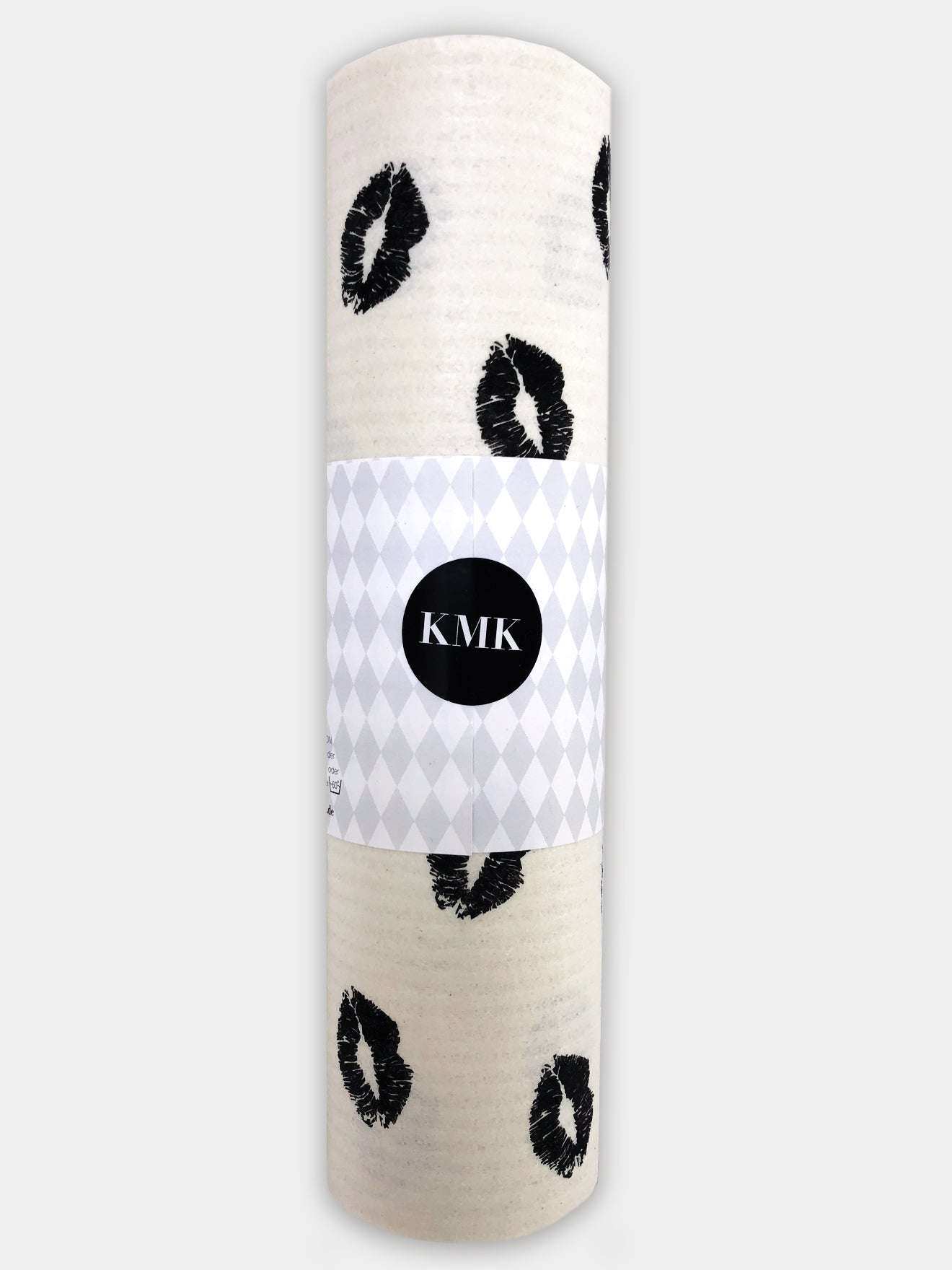 Kiss white black Schwammtuch-Rolle