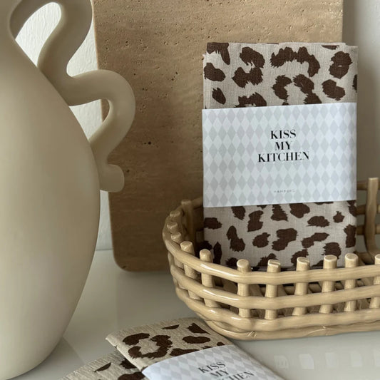 Geschirrtuch Leo Sand Brown