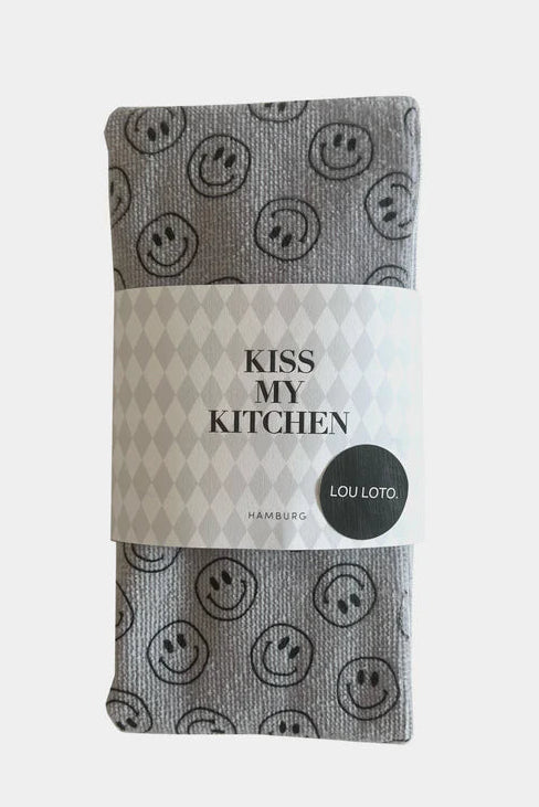 Küchen-Handtuch Soft Cotton Smile Grey